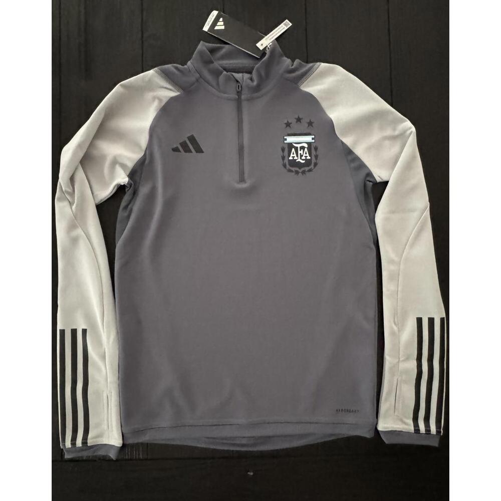 Gray 3 star adidas Argentina jacket